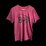 803 Unisex Heather Garnet Premium Tee