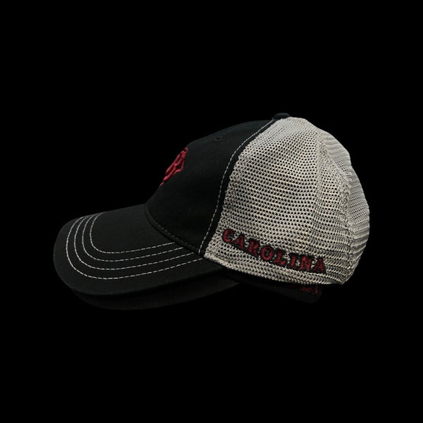 803 Richardson Carolina Garnet Black Steel Cleanup Hat