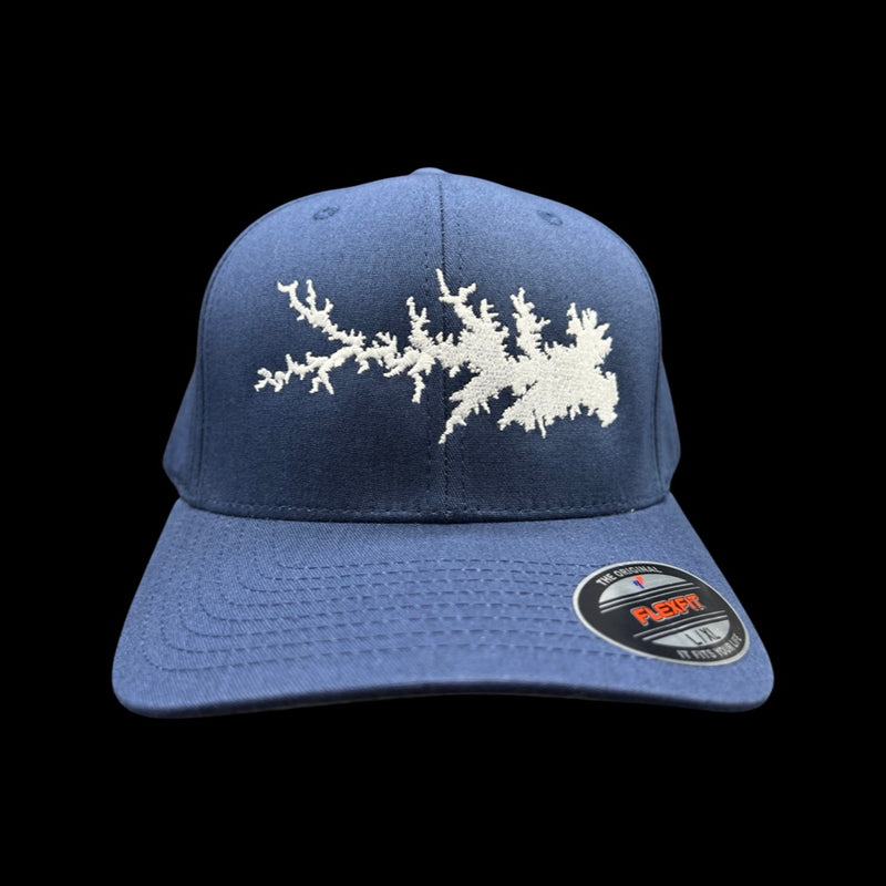 Flexfit Lake Murray Navy Fitted Cotton hat