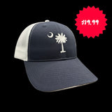 1776 Palmetto Moon Navy White Trucker Hat