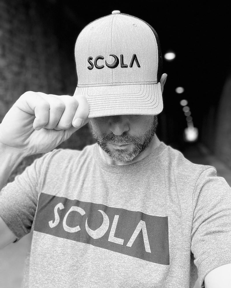 SCOLA Slate Blue Heather Premium Unisex