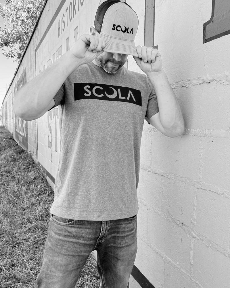 SCOLA Olive Heather Premium Unisex Tee