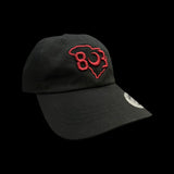 803 Yupoong Carolina Black Widow Garnet Adjustable Cleanup Hat