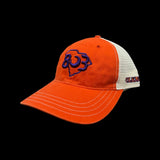 803 Richardson Clemson Side Logo Orange Cleanup Hat