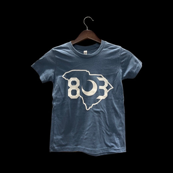 Youth 803 Premium State Tee Slate Blue