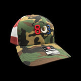 803 America Richardson Army Camo Trucker