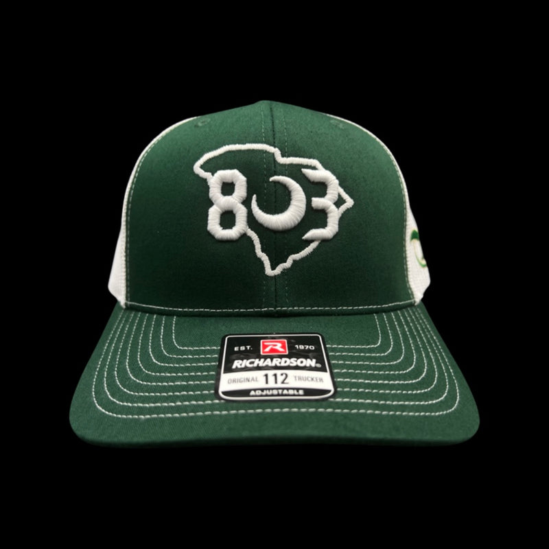 803 Richardson River Bluff Special Edition Green White Trucker