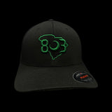 803 River Bluff Gators Special Edition Midnight XXL Black Fitted Cotton Hat