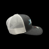 803 Richardson Lake Murray Life Charcoal White Trucker Hat