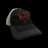 803 Richardson Carolina Garnet Black Steel Cleanup Hat