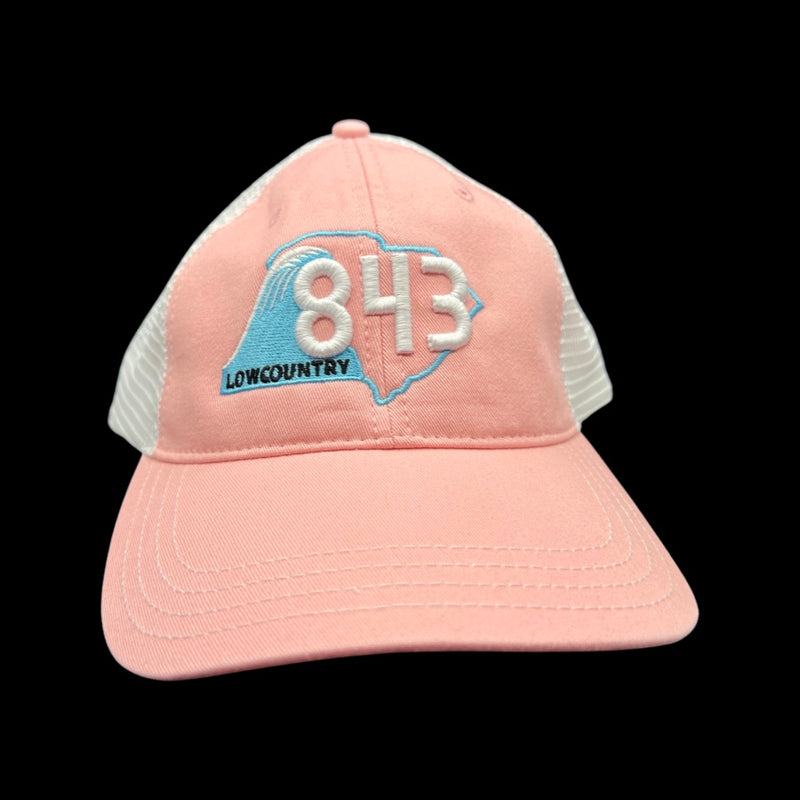 843 Low Country Richardson Pink White Cleanup Hat