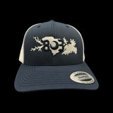 803 Yupoong Lake Murray Life Navy White Trucker Hat