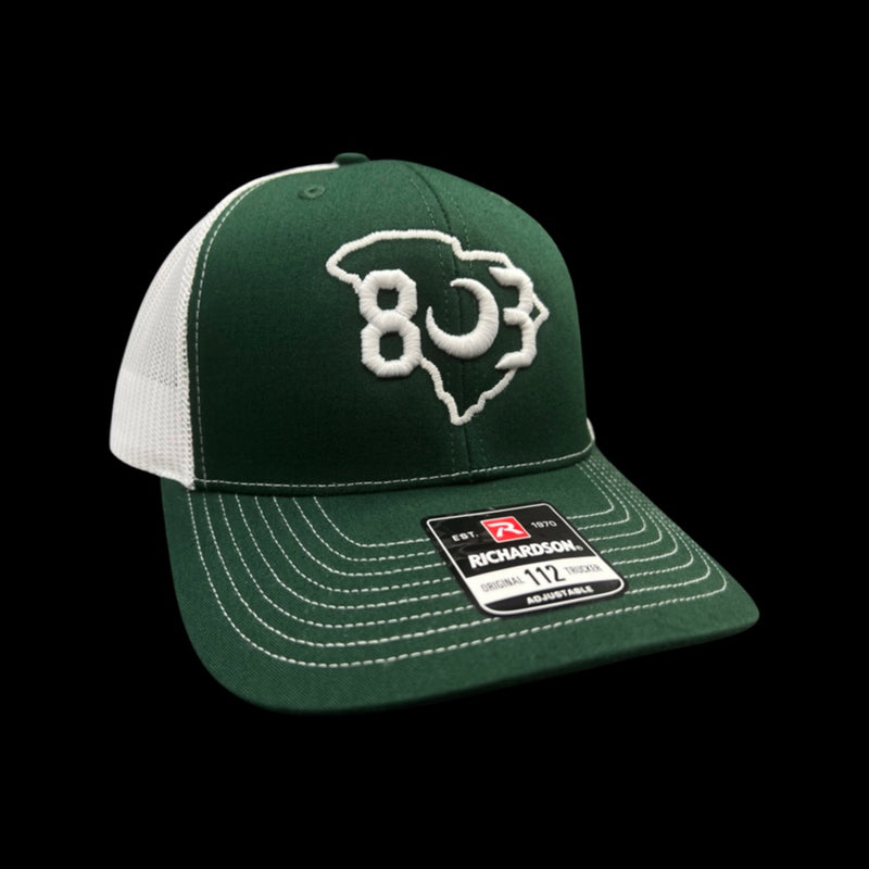 803 Richardson River Bluff Special Edition Green White Trucker