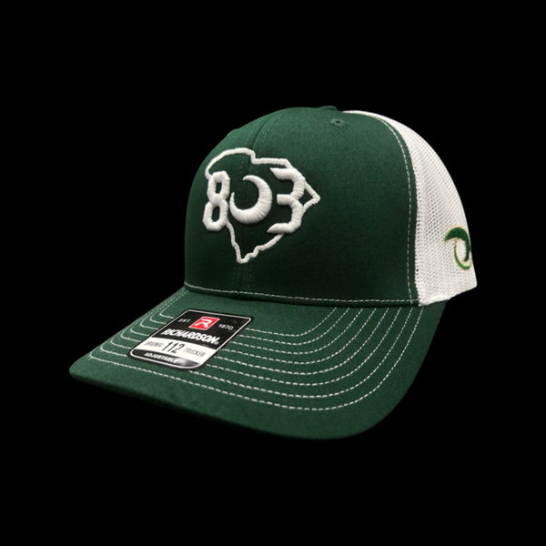 803 Richardson River Bluff Special Edition Green White Trucker