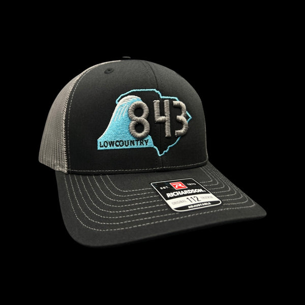 843 Lowcountry Richardson Black Steel Trucker