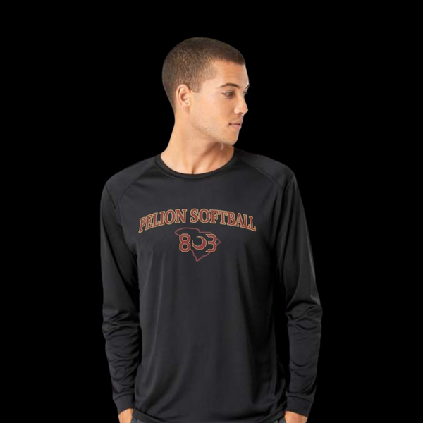 Unisex Pelion Panthers Baseball Softball Special Edition 803 Black Performance Long Sleeve Tee