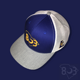 803 Richardson Lexington Wildcats Grey Blue White Special Edition Trucker