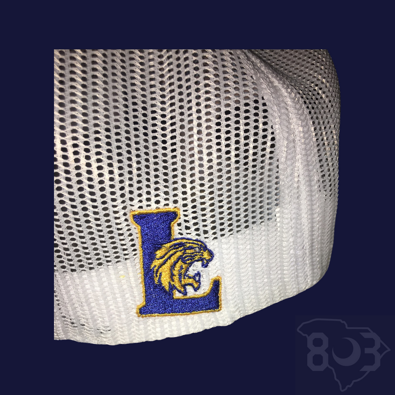 803 Richardson Lexington Wildcats Grey Blue White Special Edition Trucker