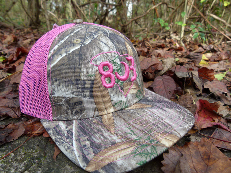 803 Richardson Realtree Pink Trucker