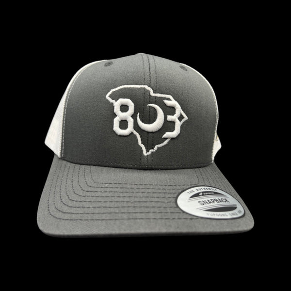 803 Blythewood Special Edition Charcoal Trucker Hat