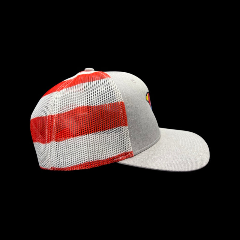 SC Racing DNA Stars & Stripes Heather Grey Trucker