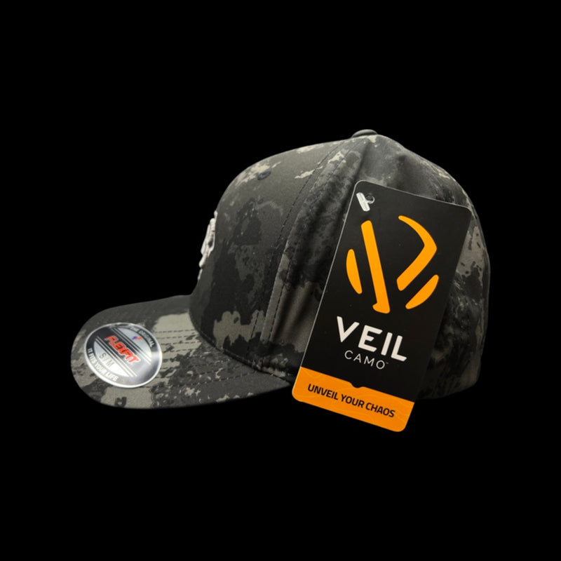 Flexfit Lake Murray Veil Camo Water Proof Fitted Hat