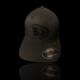 803 Flexfit Grey Fitted Cotton hat