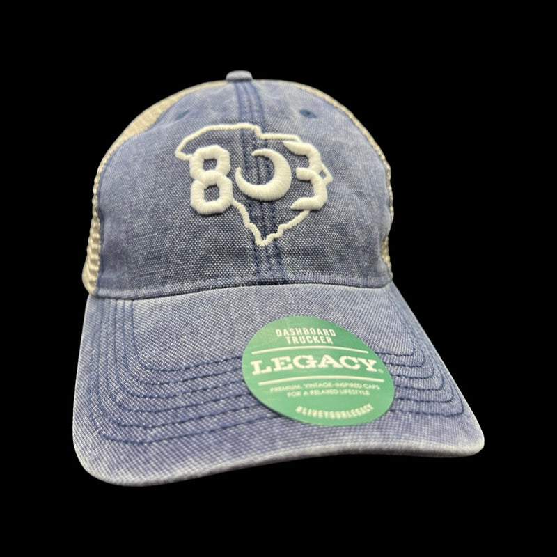 803 Legacy Vintage Low Profile Navy Trucker