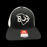 803 Richardson Rflex Fitted Black / White Mesh