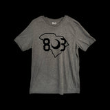 803 Unisex Heather Deep Grey Premium Tee