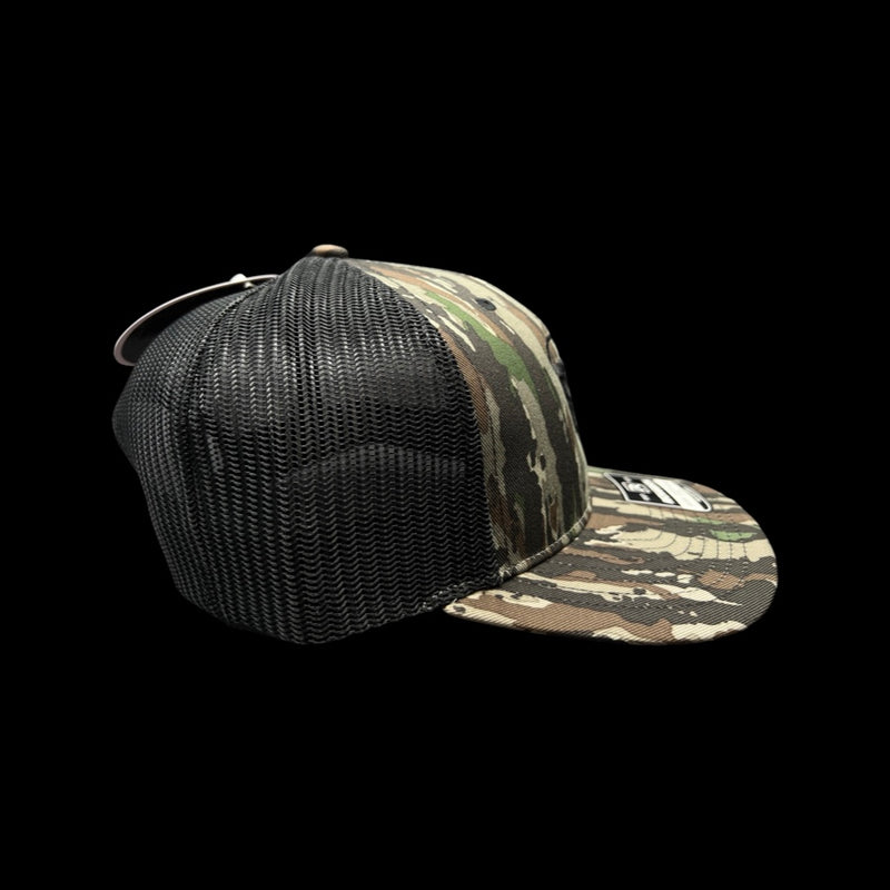 803 Richardson Realtree Original Black Trucker Hat