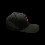 803 Flexfit Black Widow Garnet Fitted Cotton hat