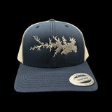 Yupoong 1776 Lake Murray SC Navy Silver Trucker Hat