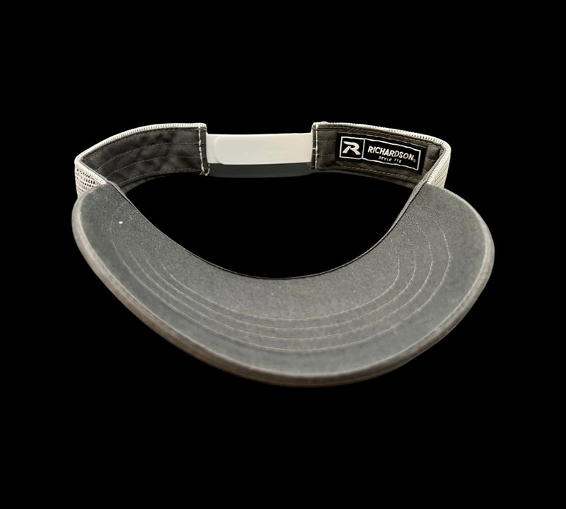 803 Richardson Adjustable Visor - Charcoal Grey