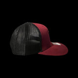 803 Richardson Garnet Black Trucker Hat