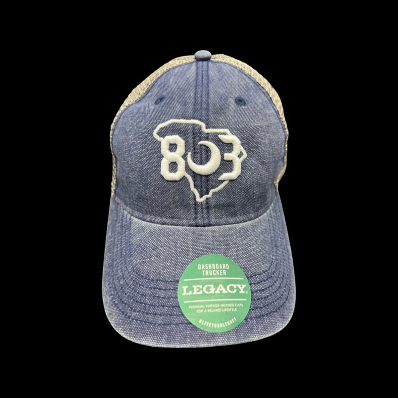 803 Legacy Vintage Low Profile Navy Trucker