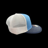 803 Richardson Navy & Light Blue Trucker