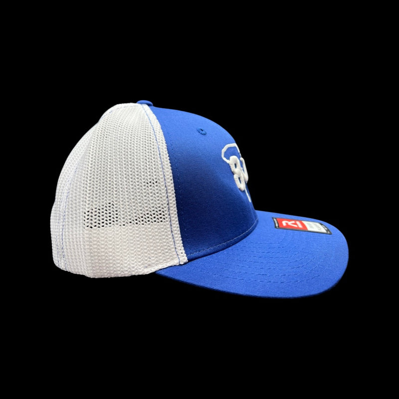 803 Richardson R-Flex Fitted Royal Blue / White Mesh