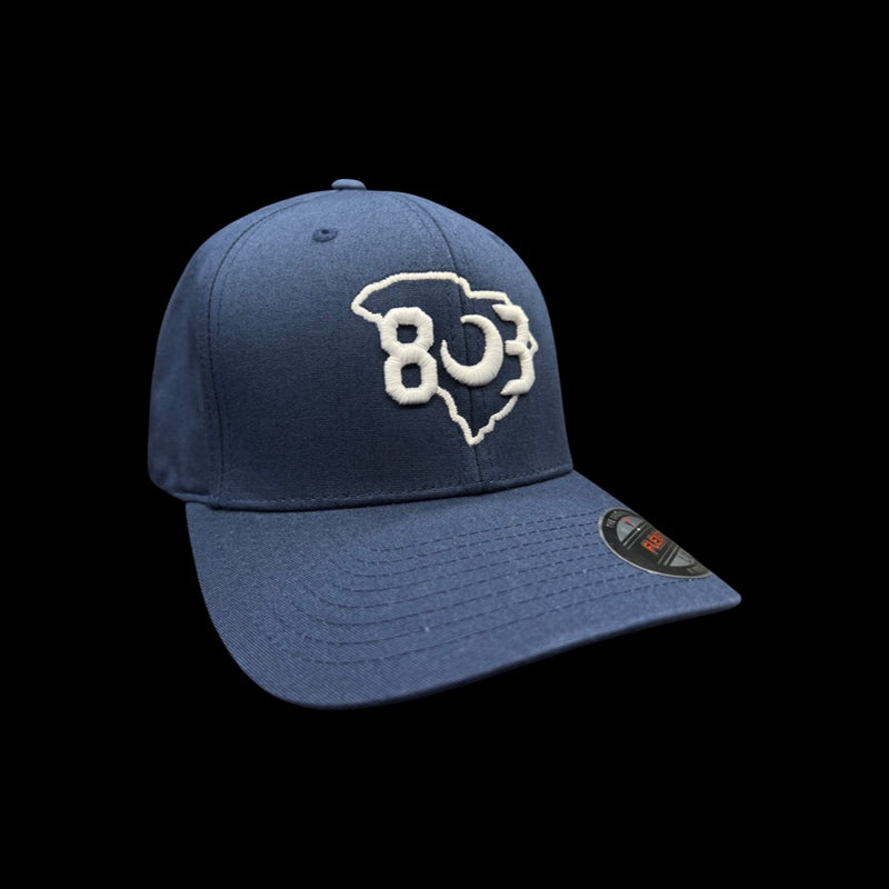 803 Flexfit Navy Fitted Cotton hat