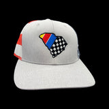 843 Racing DNA Stars & Stripes Heather Grey Trucker