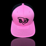 803 Richardson Pink Black Trucker