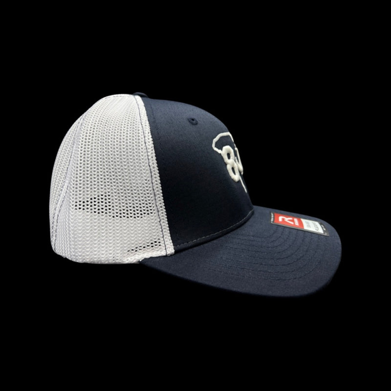 803 Richardson RFlex Fitted Dark Navy / White