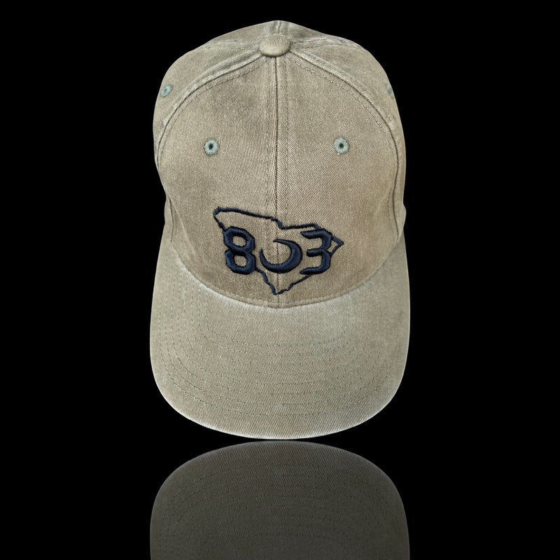 803 Flexfit Fitted Vintage Washed Cleanup Hat - Olive