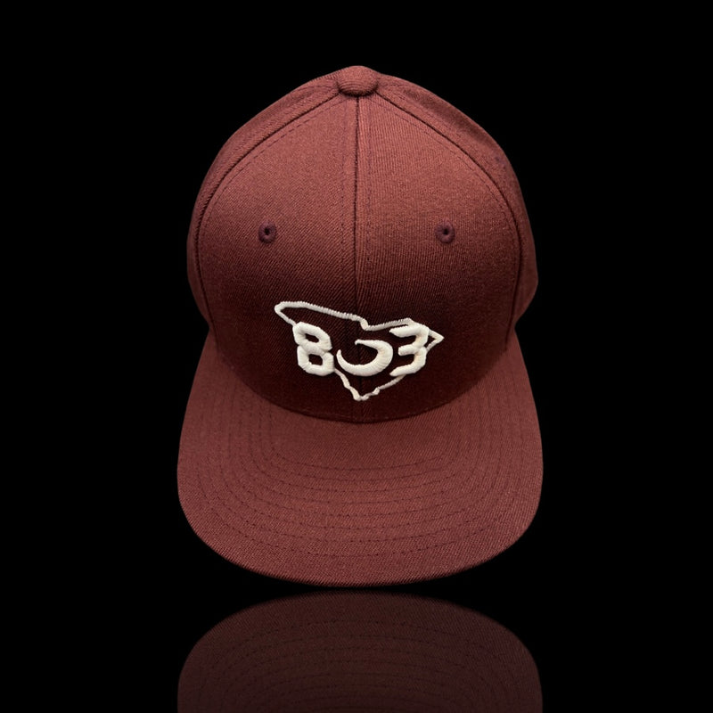 803 Flexfit Flatbill Garnet Hat