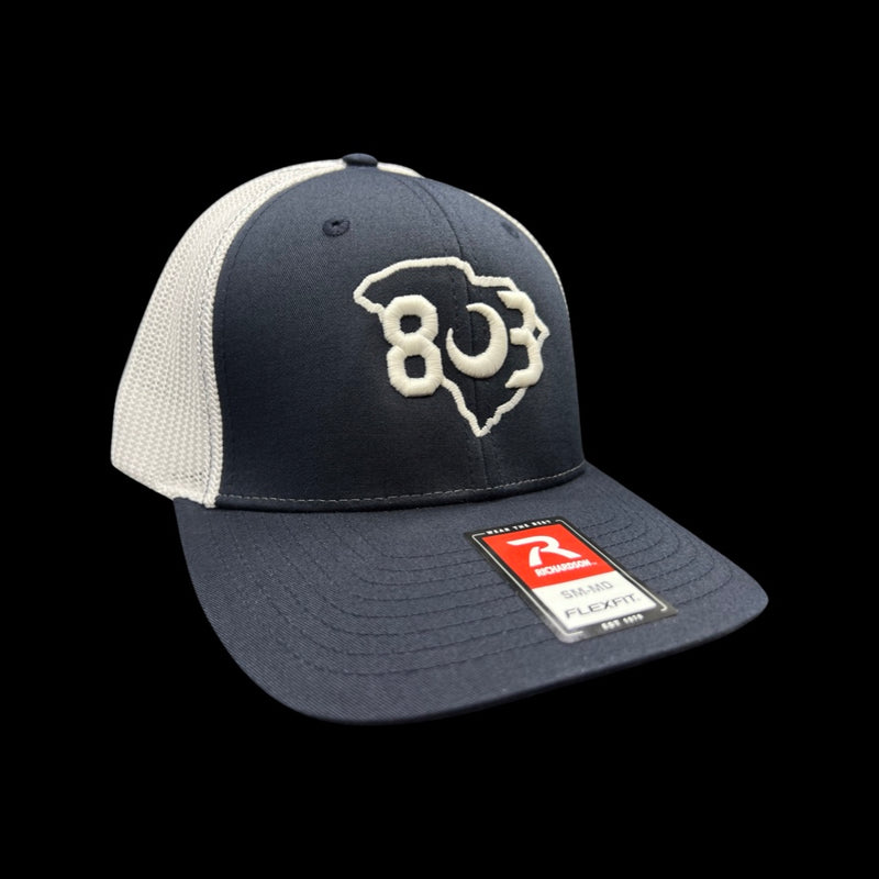 803 Richardson RFlex Fitted Dark Navy / White