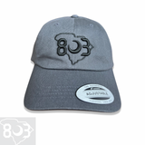 803 Yupoong Charcoal Adjustable Cleanup Hat