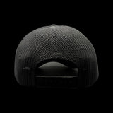 803 Richardson 115 Low Profile Black Trucker