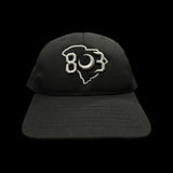 803 MADE IN USA Black-Silver Trucker