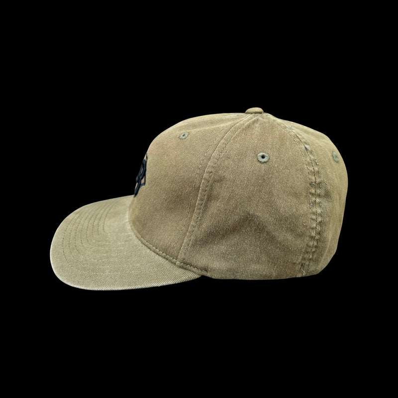 803 Flexfit Fitted Vintage Washed Cleanup Hat - Olive