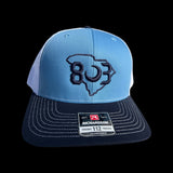 803 Richardson Navy & Light Blue Trucker